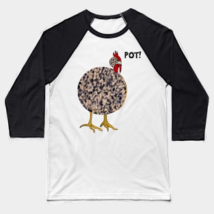 Funny grumpy hen Baseball T-Shirt